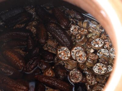 Chuối hột rừng – nguyên quả, thái lát